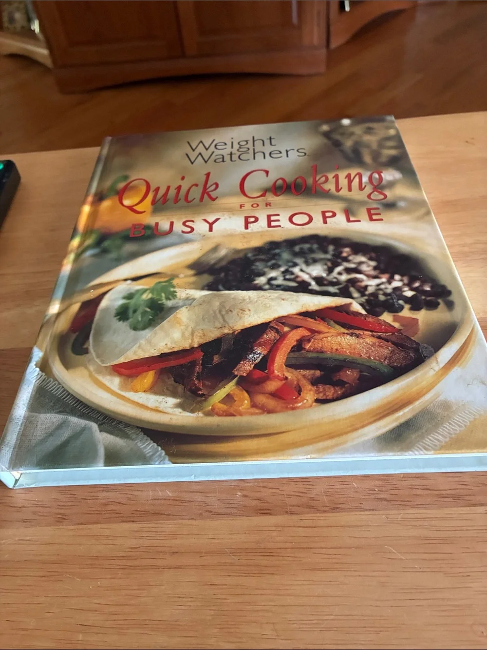 Weight Watchers Quick Cooking for Busy People - Beige and Red Cover